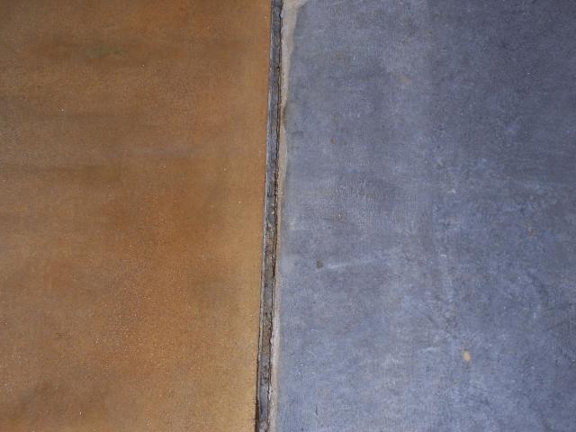 stained plain concrete comparison